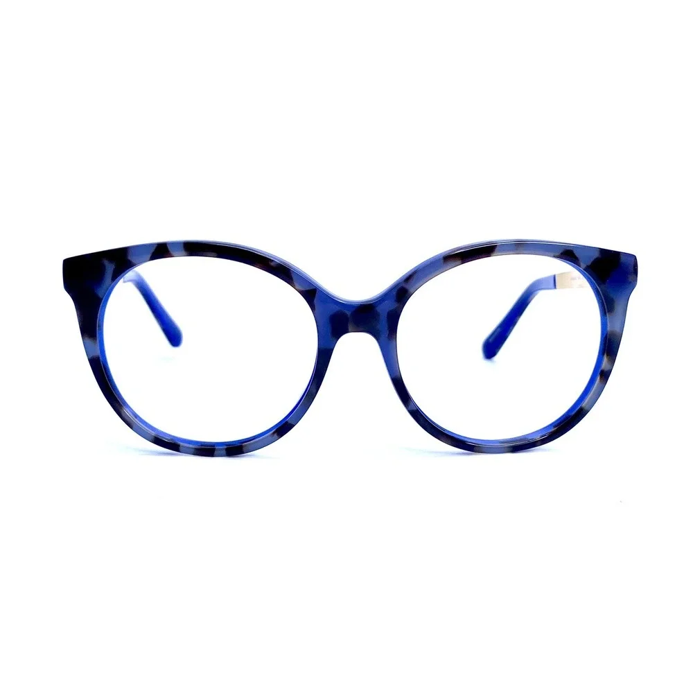 New Kate Spade NY Tortoise Gray Blue Gold Oversize Eyeglasses Amaya/S 53 18 135